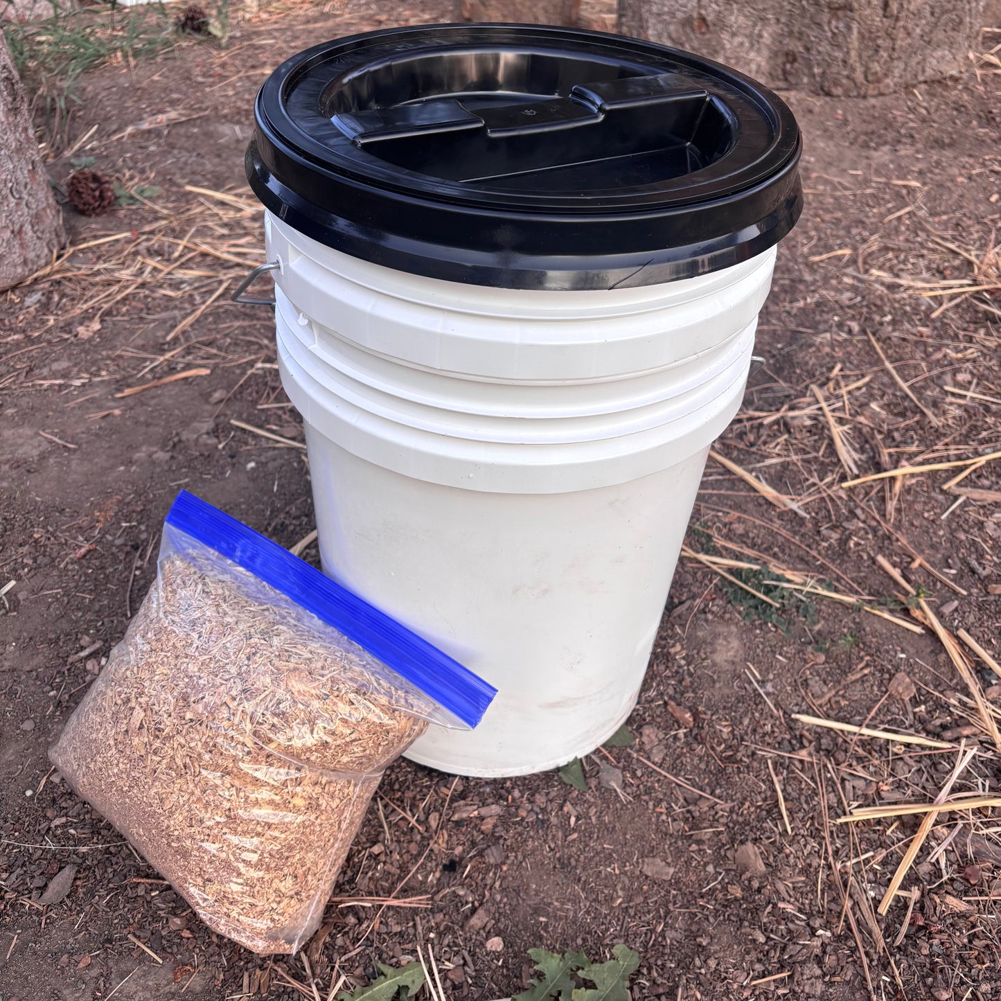 Griffin Family Bokashi Starter Kit (Fermentation Bin and Bran)